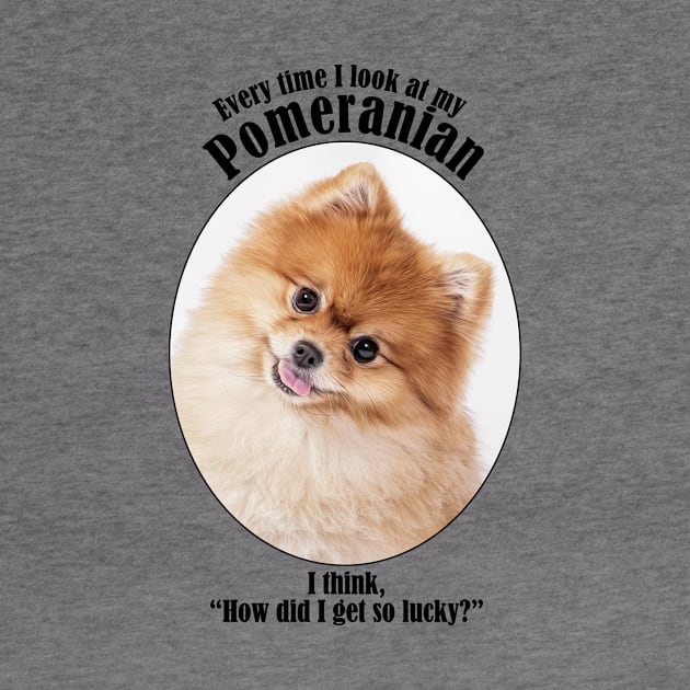 Lucky Pomeranian by You Had Me At Woof